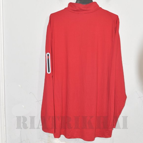 RED NWT Men's  1/4 ( Quater) zip Active Lightweight Pullover Spyder - Picture 10 of 11